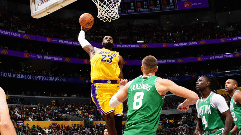 Lakers vs Boston Celtics Match Player Stats