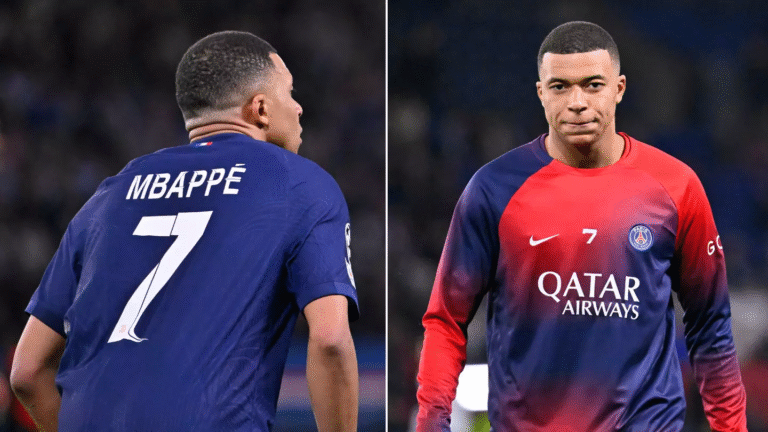 mbappe jersey number